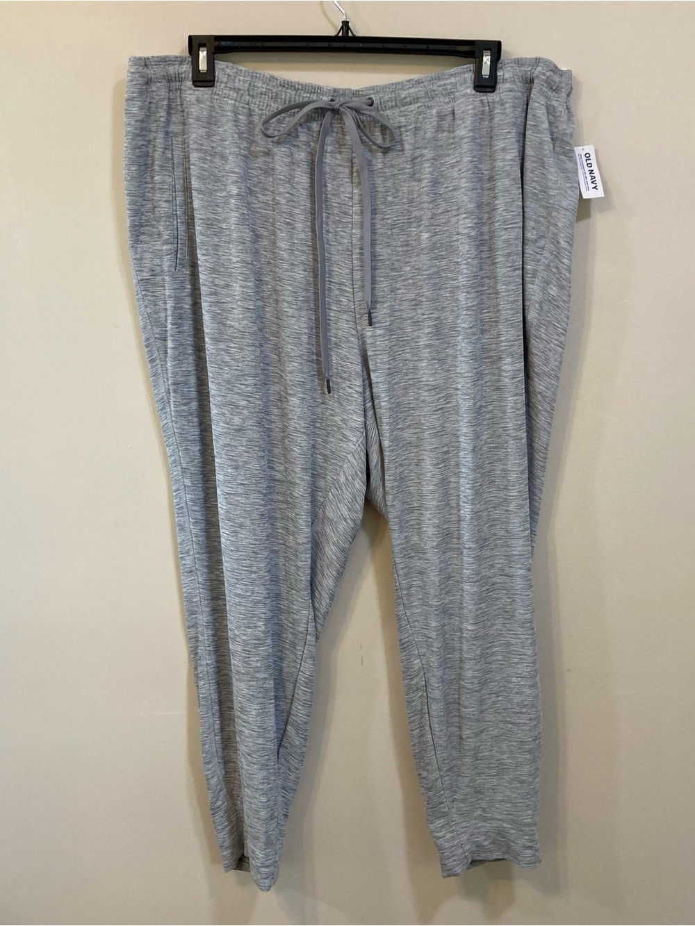 Old Navy Breathe On Mid Rise Jogger Ankle Pants Sz 3X Womens Gray Pockets NEW